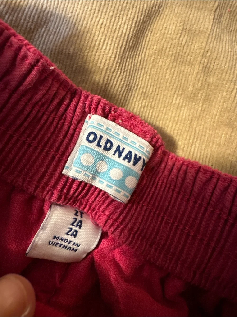 Old Navy Corduroy Skirt and Skort Set in Pink and Beige